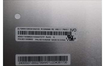 Lenovo 5D10V82508 Lenovo DISPLAY,13.3\",WUXGA,Touch,Anti-Glare,IPS,300nit,100%SRGB