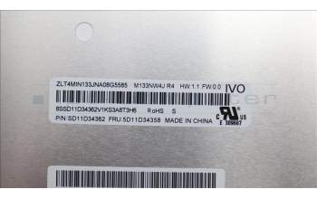 Lenovo 5D11D34358 DISPLAY FRU IVO 13.3 WUXGA IPS 300nit