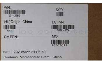 Lenovo 5D11L55842 DISPLAY FRU MNG007DA1 16WQX CSO FCC2