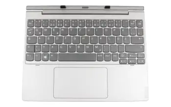 5D20R49382 Original Lenovo Tastatur inkl. Topcase DE (deutsch) grau/silber