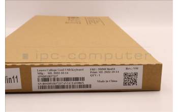 Lenovo 5D50U84453 Keyboard External,USB,Iceland,Black,Non_Backlight