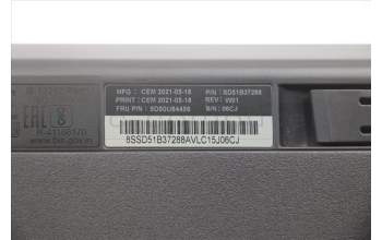 Lenovo 5D50U84456 Keyboard External,USB,Korean,Black