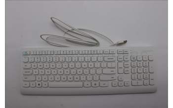 Lenovo 5D50U84557 Keyboard External,USB,USA English,White
