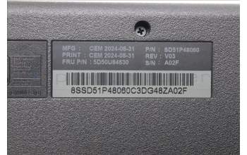 Lenovo 5D50U84630 AI Keyboard External,USB,Canada French 058,Black