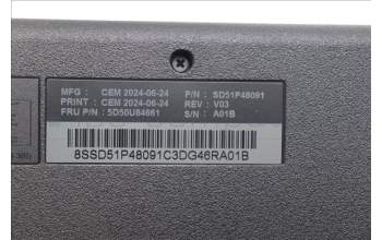 Lenovo 5D50U84661 AI Keyboard External,USB,Nordic,Black