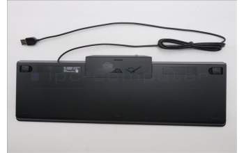 Lenovo 5D50U84768 AI Keyboard External, USB, Ukraine, Black
