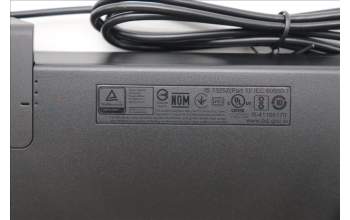 Lenovo 5D50U84793 AI Keyboard External, USB, Portuguese, Black