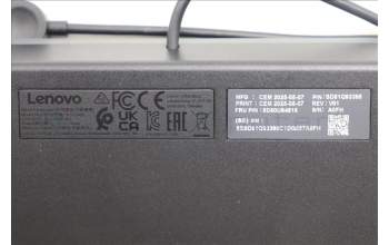 Lenovo 5D50U84815 Keyboard External, USB, US English, Luna Grey