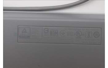 Lenovo 5D50U84863 Keyboard External, USB, US English, Cloud Grey