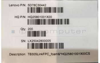 Lenovo 5D78C30442 TB305 Link FPC_foam&*HQ25801001X00 CS