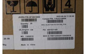 Lenovo 5F10S13956 Lüfter System Lüfter C 82L3 DIS_FCN