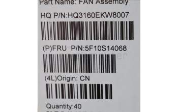 Lenovo 5F10S14068 Lüfter System Lüfter H 82WU_L_R_FCN