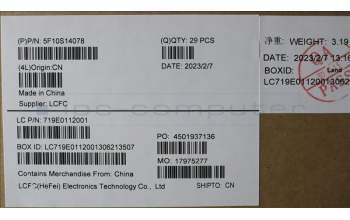 Lenovo 5F10S14078 FAN 82XB