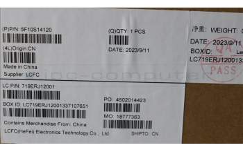 Lenovo 5F10S14120 Lüfter System Lüfter L83AG