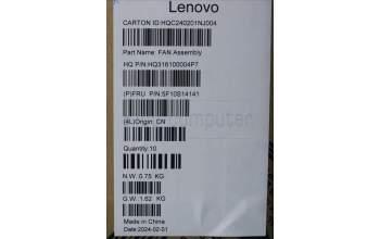 Lenovo 5F10S14141 Lüfter thermal_Lüfter H 83D2 L_R_AVC