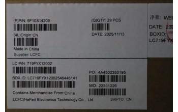 Lenovo 5F10S14209 FAN 83K2 FORCECON