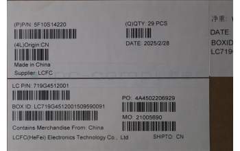 Lenovo 5F10S14220 Lüfter Lüfter L 83L6 FCN