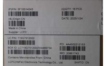 Lenovo 5F10S14243 FAN 83JN (L+R)