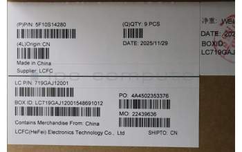 Lenovo 5F10S14280 Lüfter Lüfter L 83F5 THM2 W/Lüfter AVC