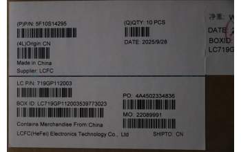 Lenovo 5F10S14295 Lüfter LüfterL 83LY THM_ROW_ AVC