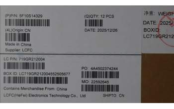 Lenovo 5F10S14329 Lüfter Lüfter L 21U0 AVC