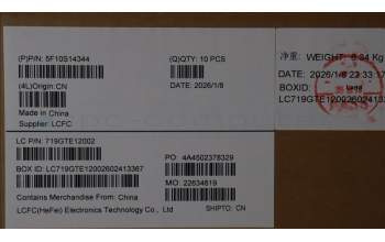 Lenovo 5F10S14344 Lüfter Lüfter L 83NN FCN