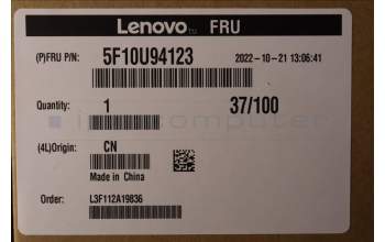 Lenovo 5F10U94123 Lüfter Fru front Lüfter W/ short housing