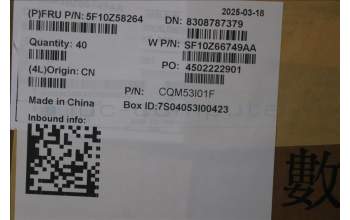 Lenovo 5F10Z58264 Lüfter FRU Lüfter Lüfter PEAK L14 AMD PEAK