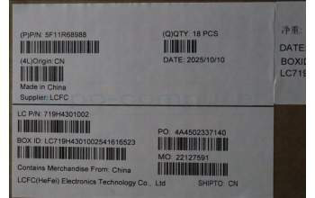 Lenovo 5F11R68988 Lüfter FRU Lüfter Kits(L+R) AVC