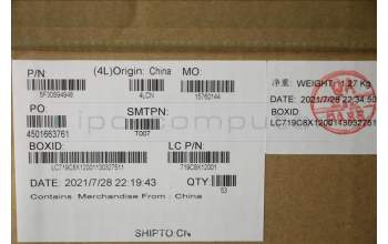 Lenovo 5F30S94948 FINGER_PRT FP BD L 82K8 GY