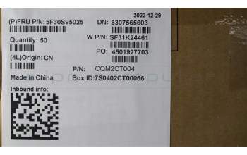 Lenovo 5F30S95025 FINGER_PRT FP BD W 82XX AB