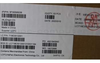 Lenovo 5F30S95036 FP BD L 82XQ