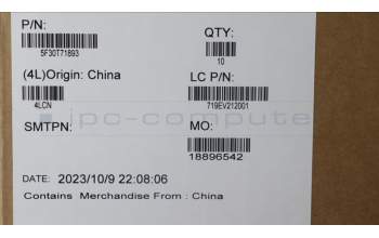 Lenovo 5F30T71893 FP BD L 83EL