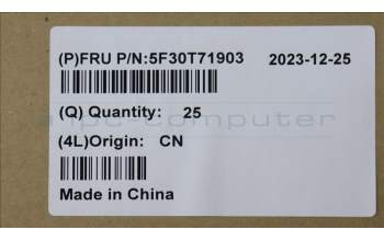 Lenovo 5F30T71903 FINGER_PRT FP C 83DA CG