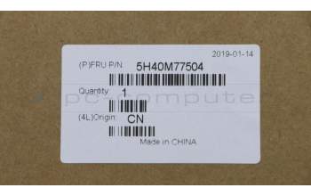 Lenovo 5H40M77504 HEATSINK Thermal C 80MX FOR I36006U