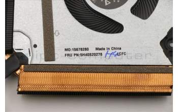 Lenovo 5H40S20278 HEATSINK Thermal module L 82JQ E3 DTA