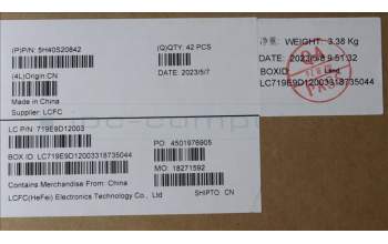 Lenovo 5H40S20842 Heatsink L 82X6 WEIHONG