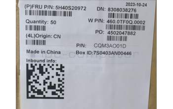 Lenovo 5H40S20972 Heatsink W 21KG H45 HY