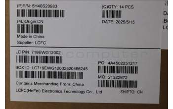 Lenovo 5H40S20983 HEATSINK 83DF