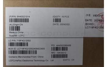 Lenovo 5H40S21014 Heatsink L21KR UMA WH