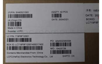 Lenovo 5H40S21093 HEATSINK L 83E6 IRU WEIHONG