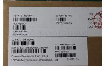 Lenovo 5H40S21111 HEATSINK L 83E7 IRU TAISOL