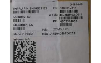 Lenovo 5H40S21129 Heatsink W 21MS KIPO H28