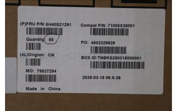 Lenovo 5H40S21291 Heatsink C 83LX FCN