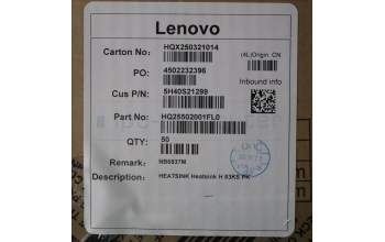 Lenovo 5H40S21299 Heatsink H 83KS PK