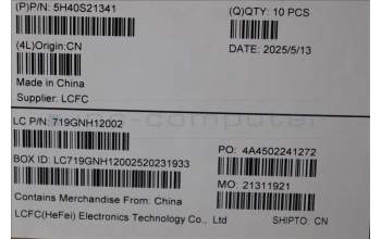 Lenovo 5H40S21341 HEATSINK, 83LT, THM_MIDFIN