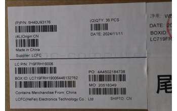 Lenovo 5H40U93176 Z890 MB SSD Combo HSK