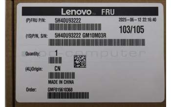 Lenovo 5H40U93222 TinkKM G6 NPU AIcard 11W TSL HS