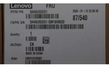 Lenovo 5H40U93251 LOQ AMD-HX SSD HS, DWPH