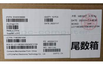 Lenovo 5H40W36689 HEATSINK CPU heatsink,w/Lüfter,SWG,Delta